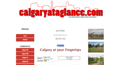 Desktop Screenshot of calgaryataglance.com